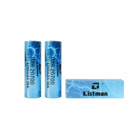 Batteria Listman IMR 20700 4200mAh 30A 3,7V